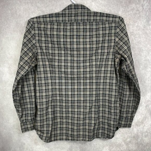 John Varvatos Shirt Mens XL Plaid Button Up Classiccore Casual Preppy Office - Picture 2 of 11